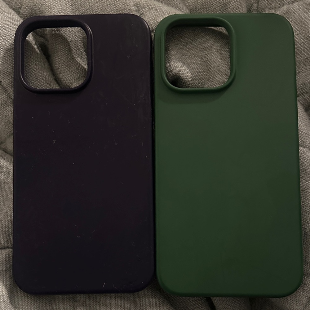 Dual Pack Phone Cases - Purple and Green